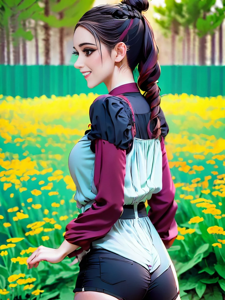 1girl, (whimsical art stylized by Loish:1.3) and (Samuel Melton Fisher:1.0) and (Hans Memling:1.3) , detailed, Shameless, over the shoulder shot of a Geometric Abstract Art Simple ("Epidemiology":1.3) , from inside of a Sturdy The Sonoran Desert, Burgundy flowers with Bush, Sunny, Sharp and in focus, Maximalist, Fearful, Aetherpunk, hair light, Low shutter, Low Contrast, concept art, Ebru, award winning, ultra high res