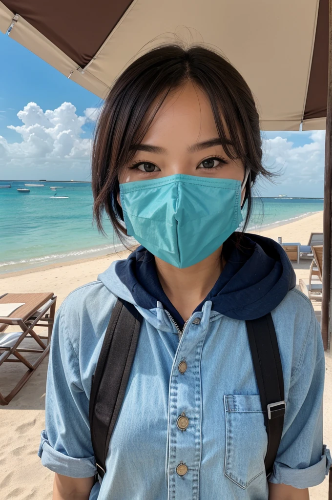 Alone mask going vacation