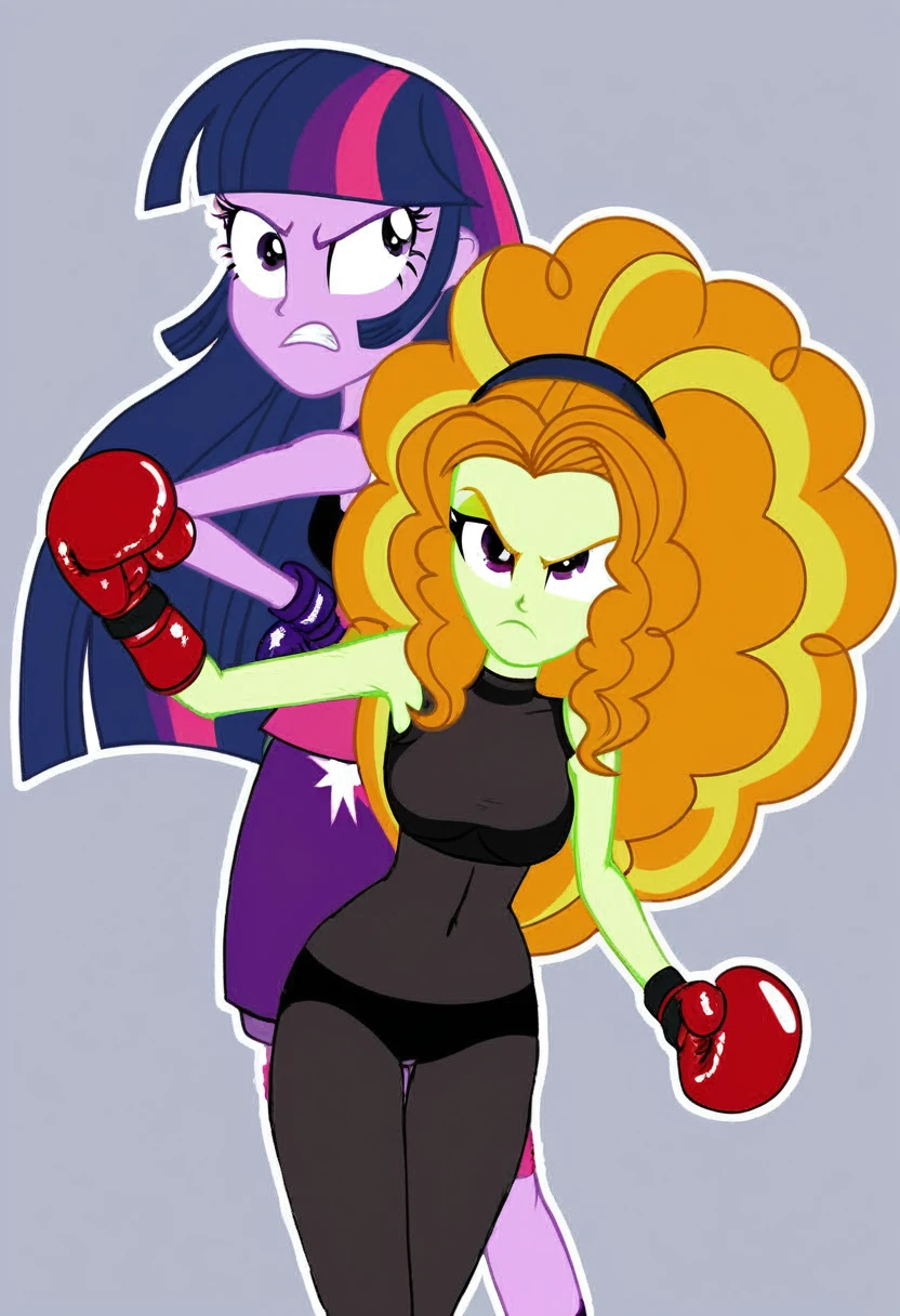 Eqg Twilight sparkle bodystocking  boxing adagio . Angry