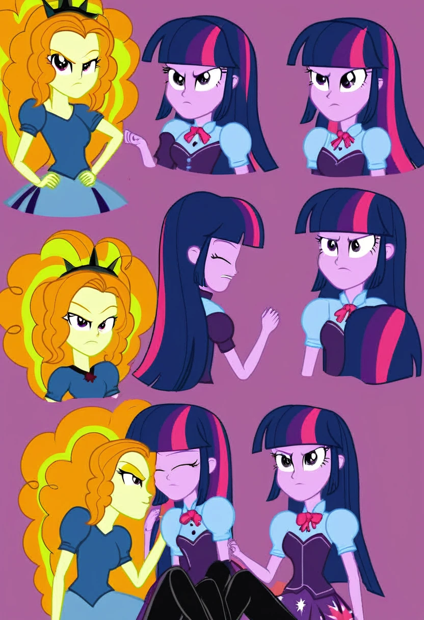 Eqg Twilight sparkle bodystocking kiss adagio . Angry