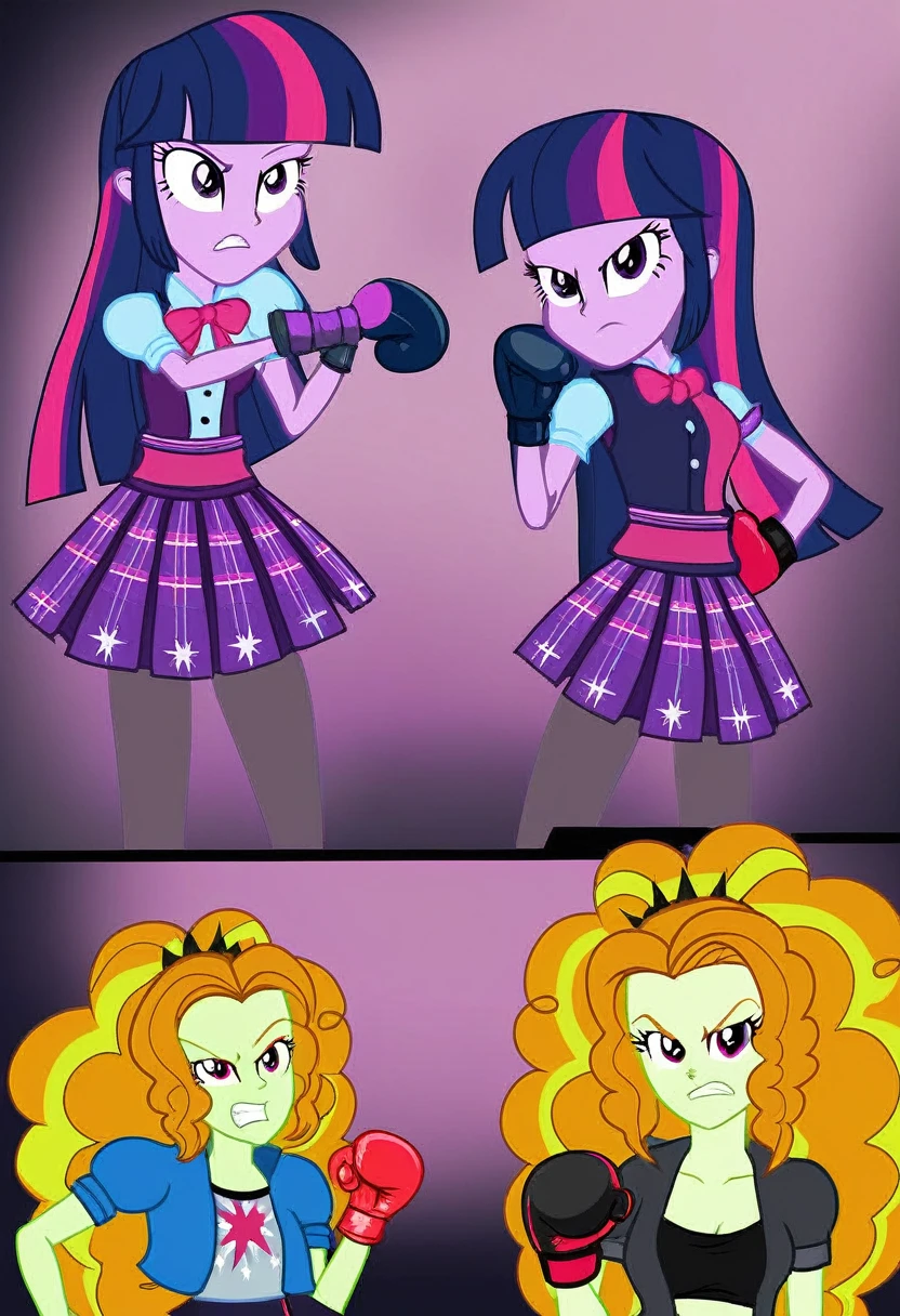 Eqg Twilight sparkle bodystocking boxing adagio . Angry