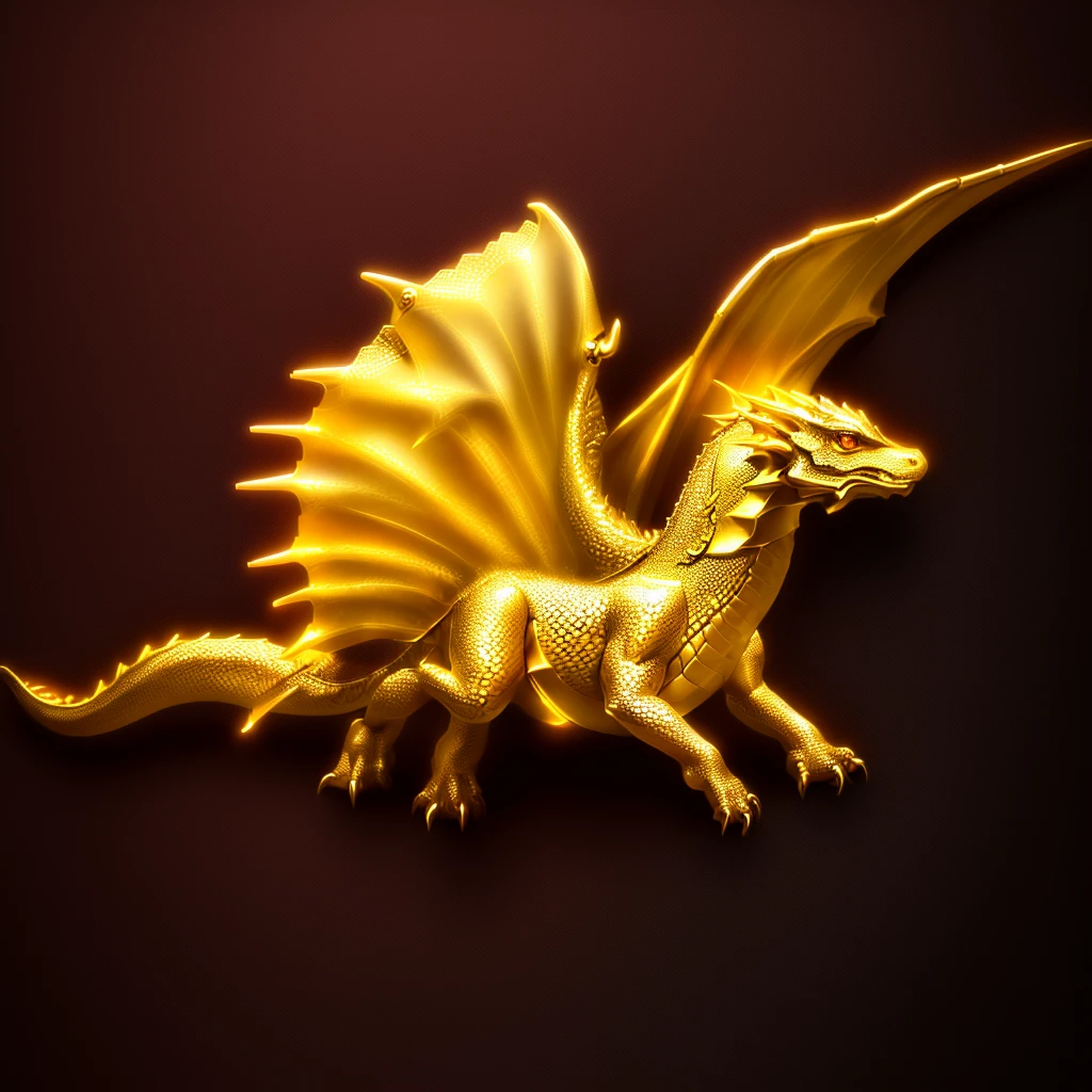 gold dragon, gold scales, baby dragon, cute