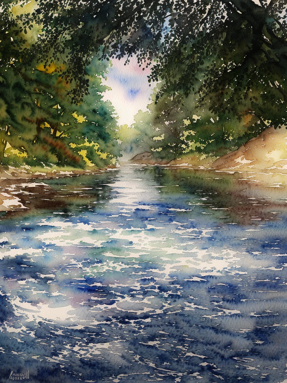 watercolour painting