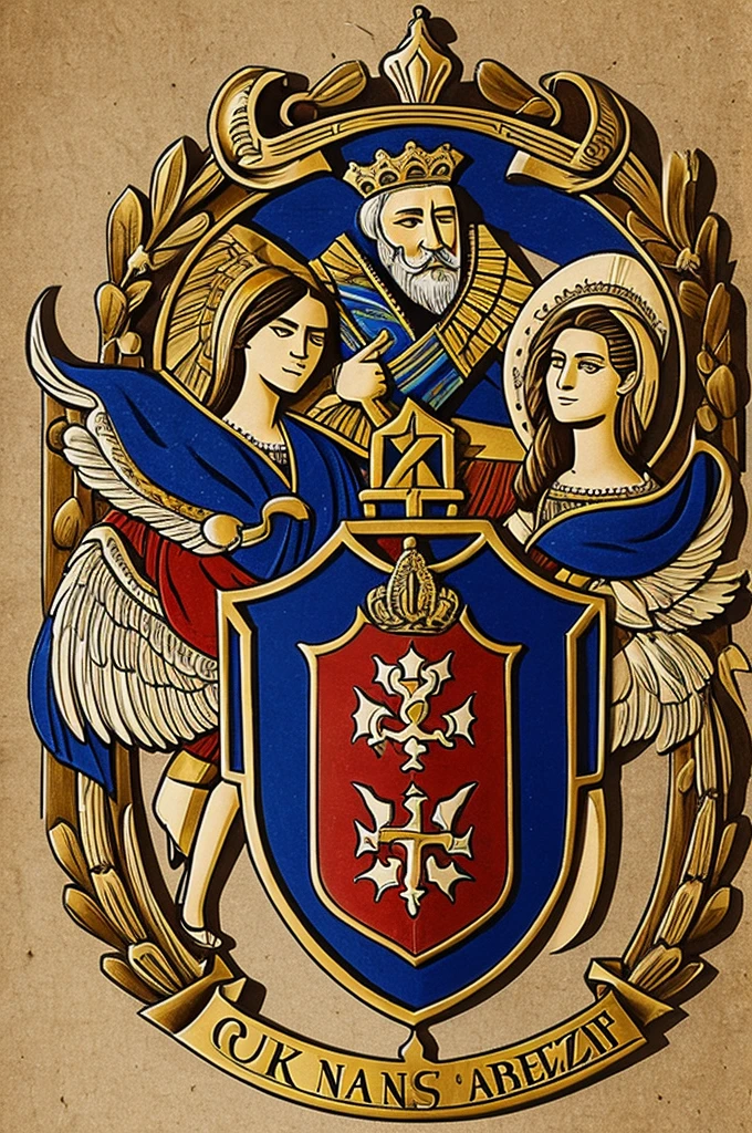 A family crest of the Gómez family 
