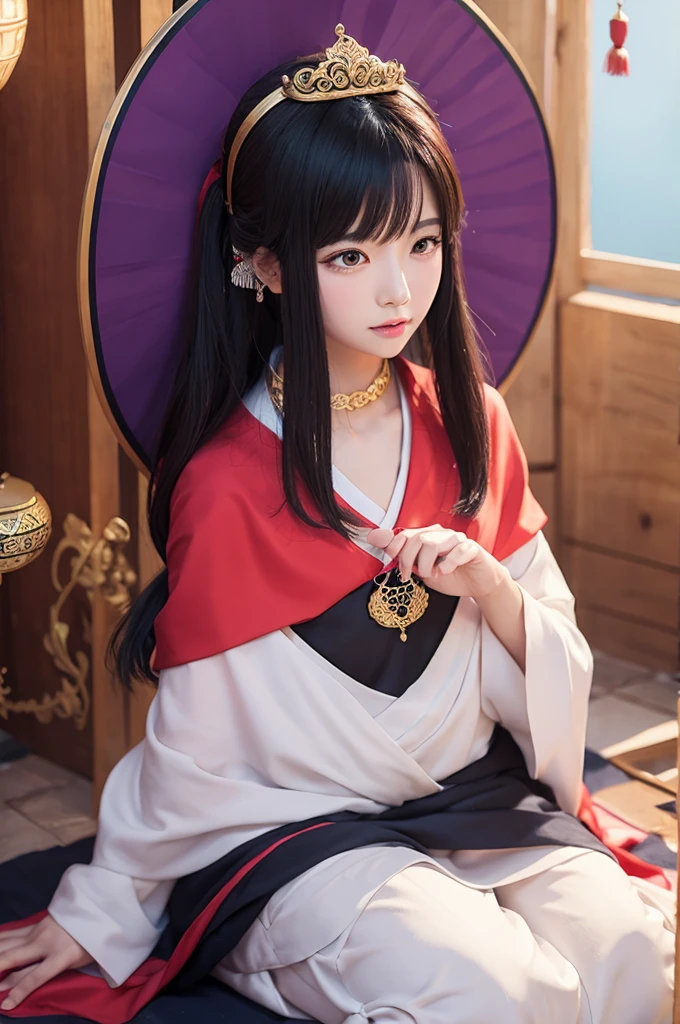 Stylish Korean female fortune teller Anime Style Illustrative