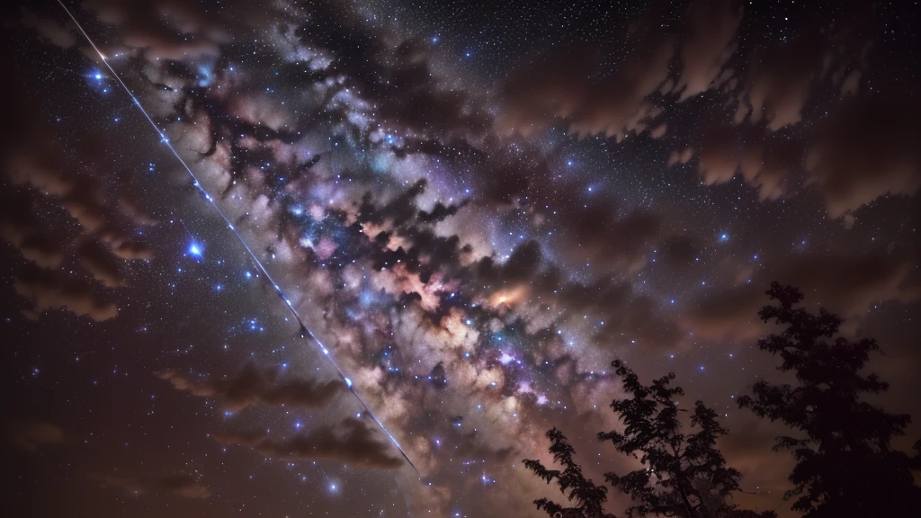 a view of the milky and a shooting star in the sky, astrophotgraphy, shooting star in background, milky way, Astrophotography, milky way light, Meteors, perseides Meteors, the sky has the milky way, the milky way in the sky, milky way, shooting star, Space Photography, Night Sky Photos, near a Milky Way, Milky Way