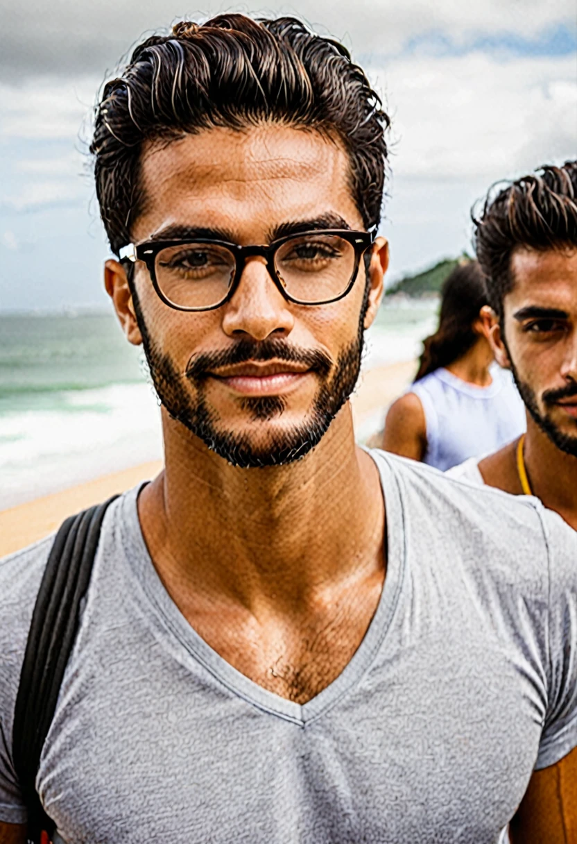 Brazilian men with glasses
