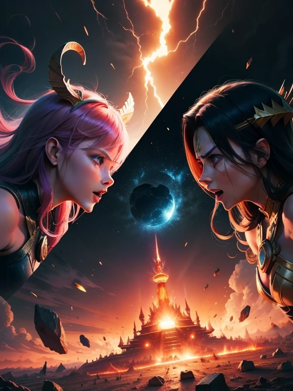 Battle of the gods, The world was destroyed