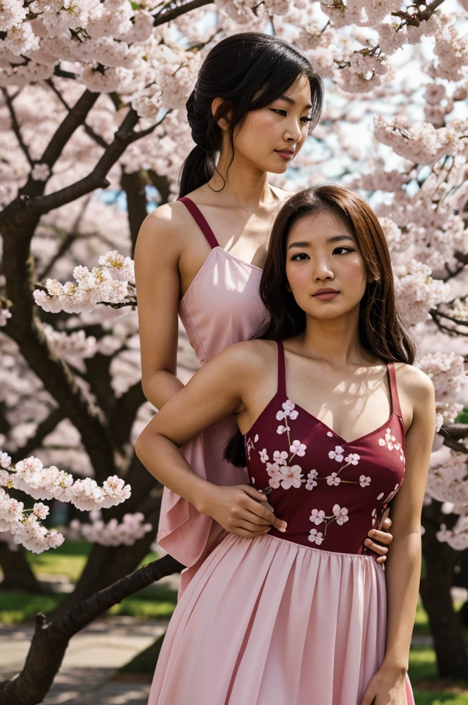 Cherry blossom and warrior