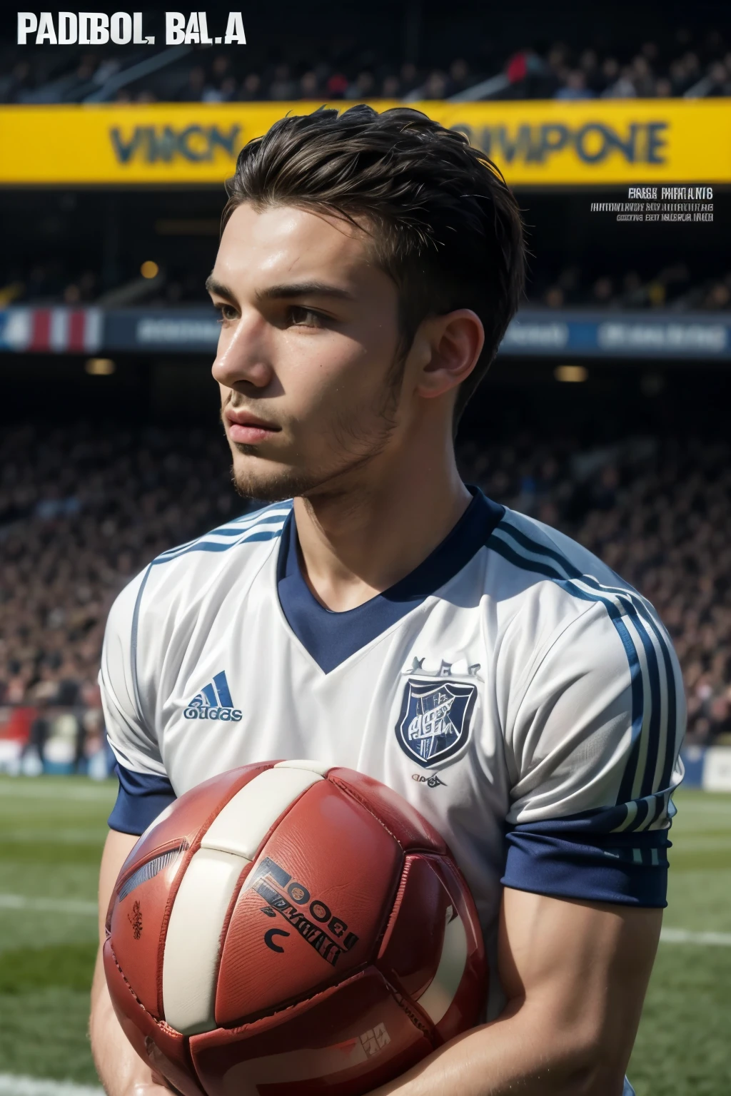 A football profile cover with the name papodebola