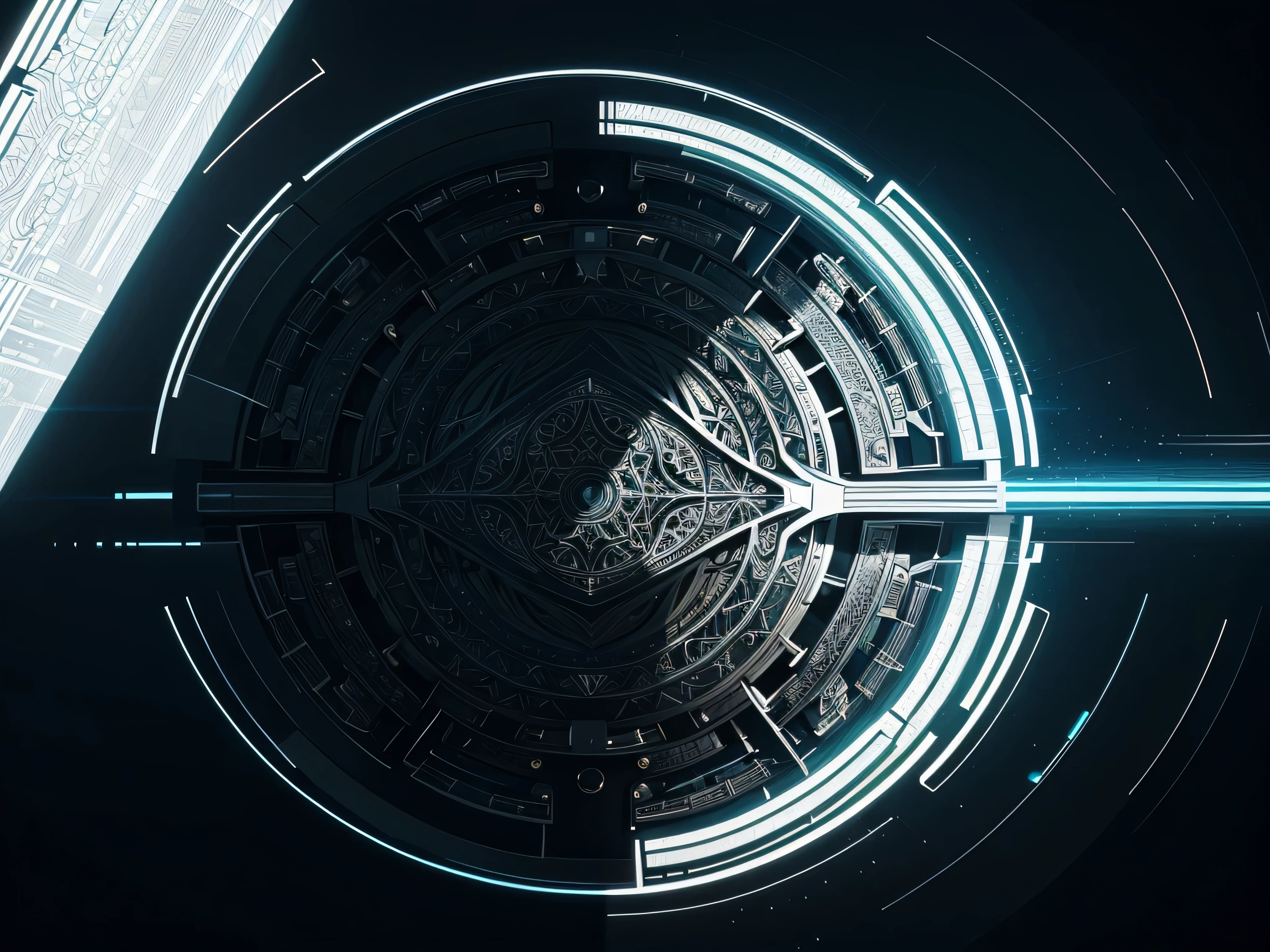 A highly detailed vector illustration, 8k resolution, masterpiece, intricate details, elegant lineart, cinematic lighting, dynamic composition, vibrant colors, abstract geometric shapes, futuristic elements, seamless patterns, minimalist design, clean and modern aesthetic