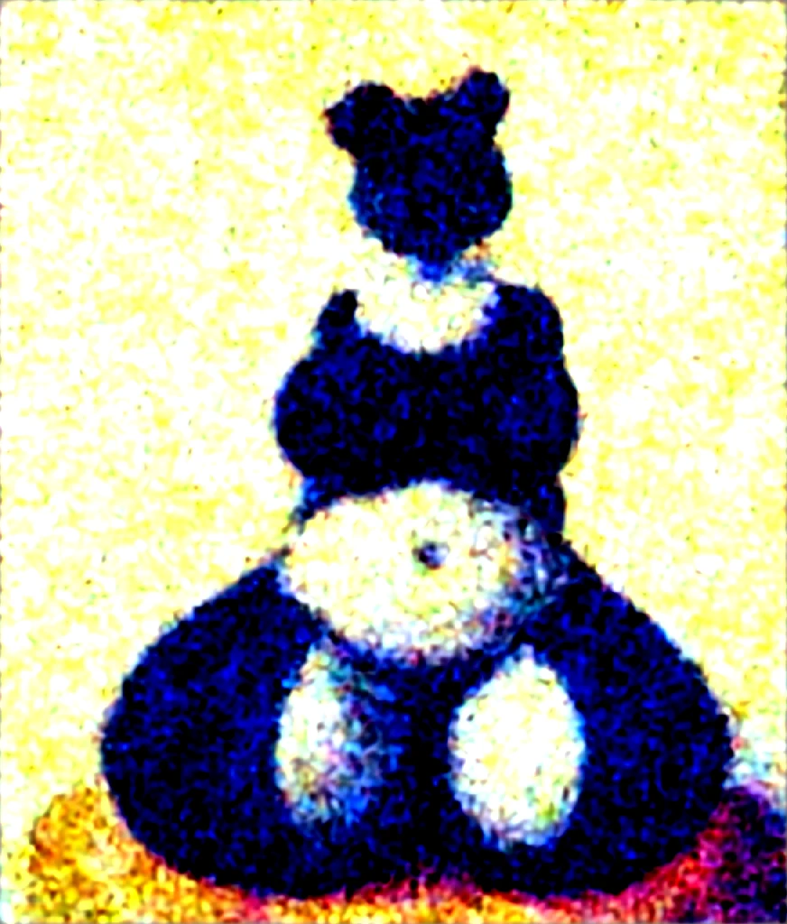 realistic, best quality, masterpiece, ultra-detailed, detailed background, pokemon_(creature), generation_7_pokemon, anthro, female, rockruff, seductive smile, relaxed, flirty, looner, black shirt, gray pants, blue eyes, brown hair, feminine body, big breasts, wide waist, wide hips, massive thighs, big ass, slightly fat body, bbw, in her bedroom, sitting on top of a inflated balloon, puffing air into a beachball, balloon sitting, big balloon, balloon, balloon fetish, balloon sit to pop, sitting on balloon, sit on balloon, beachball inflation