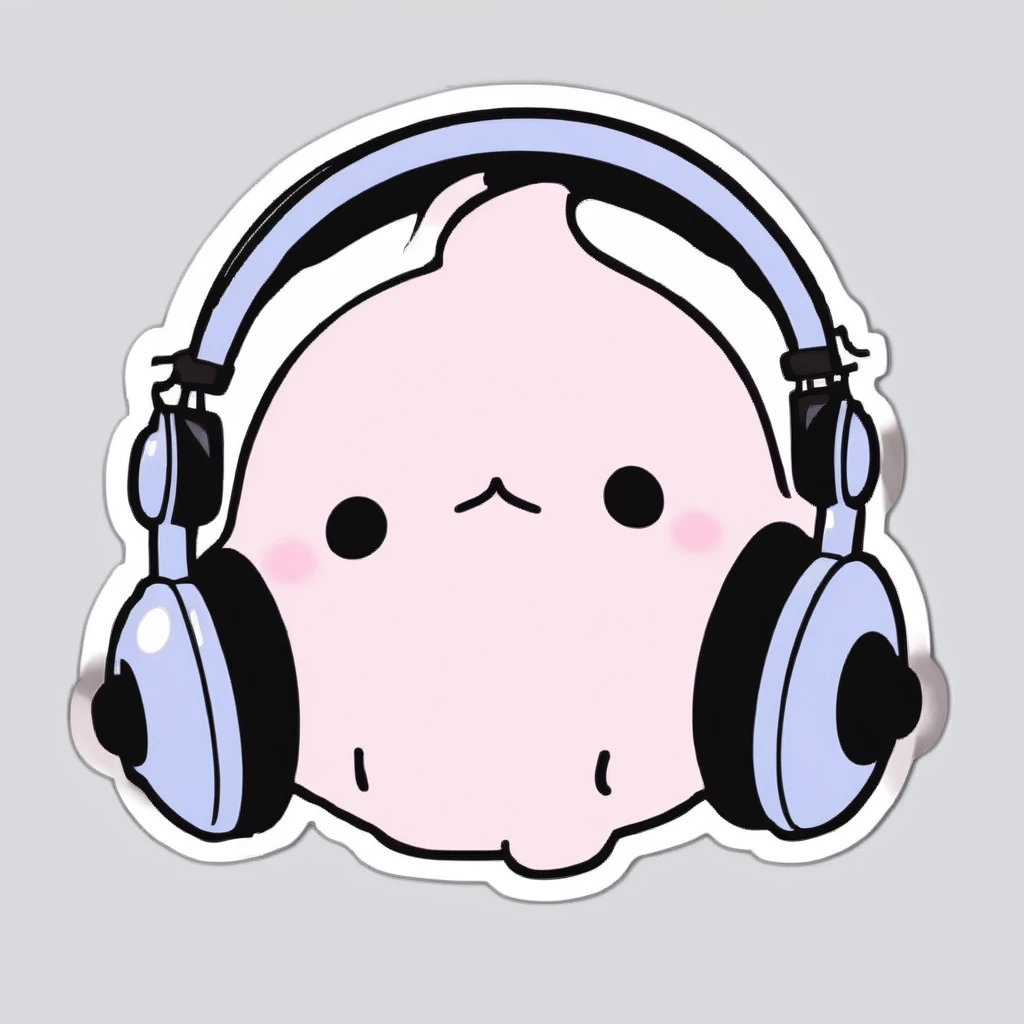 Sticker headphone
