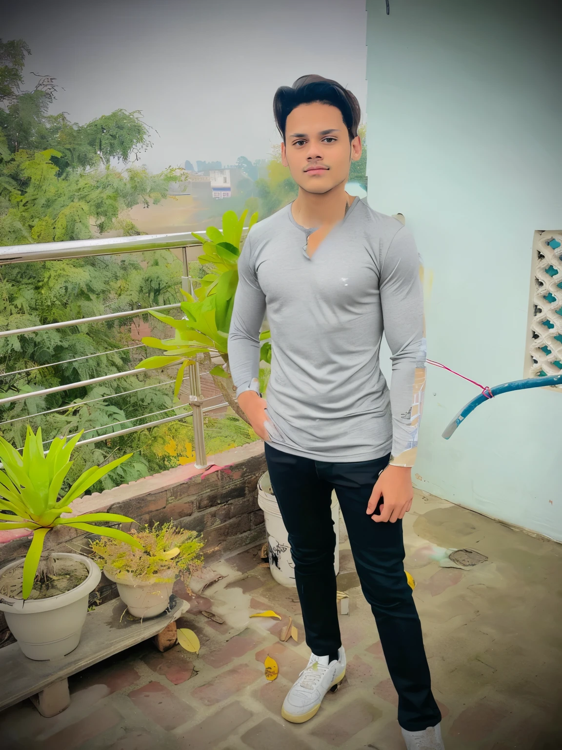 Grey shirt