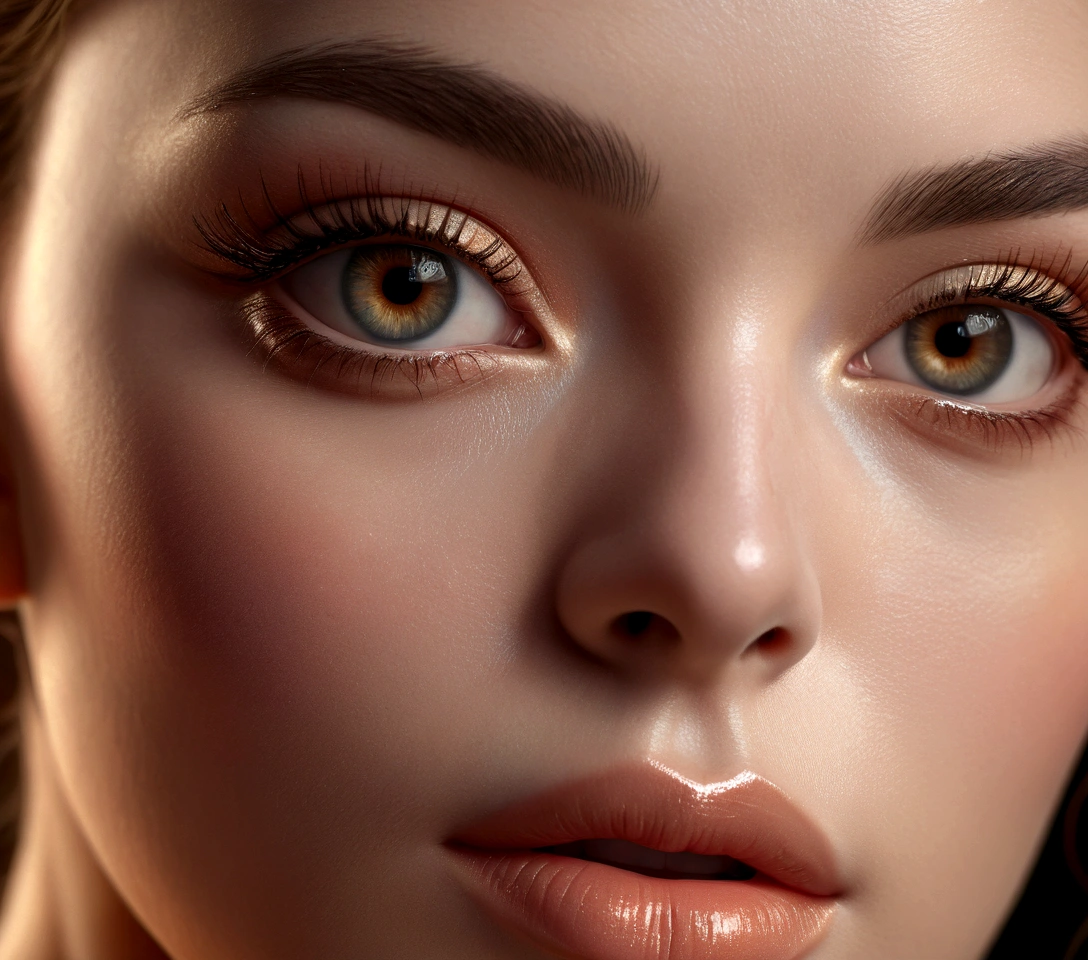 a nude woman with beautiful detailed eyes, beautiful detailed lips, extremely detailed eyes and face, long eyelashes, photorealistic, 8k, highres, masterpiece, ultra-detailed, realistic, photo-realistic, hyperrealistic, elegant, sensual, erotic, dramatic lighting, warm color tones, cinematic, highly detailed, intricate details, volumetric lighting, exquisite