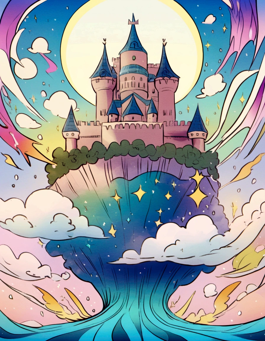 laputa castle in the sky, terre feu air eau,