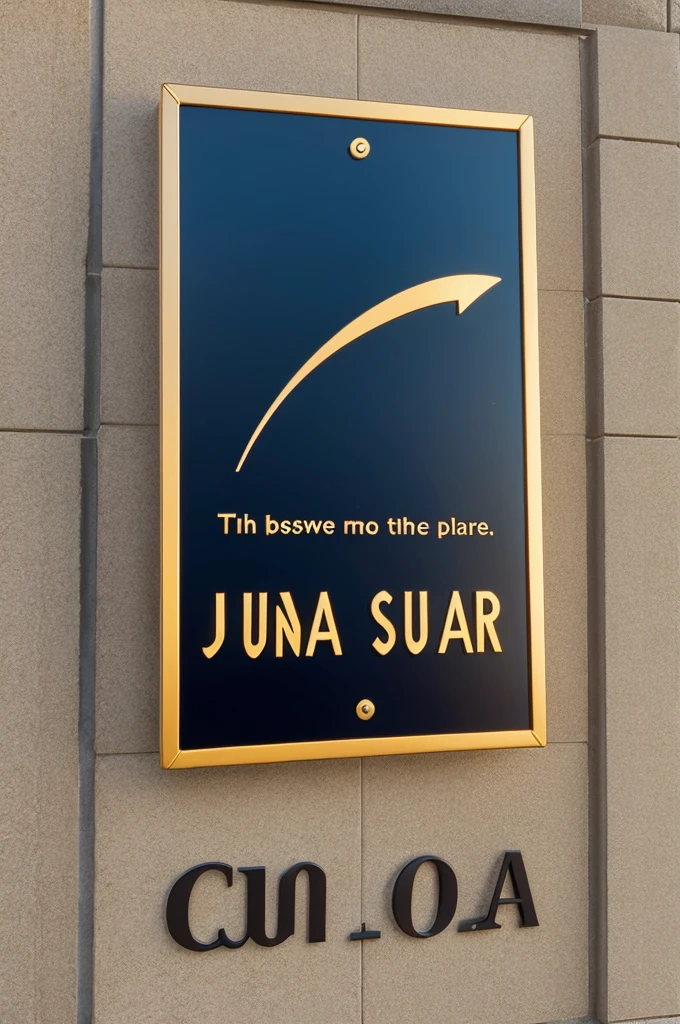 Junna solar name board