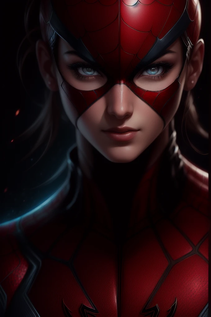 (Award Winning Digital Artwork:1.3) of (Sketch:1.3),(Energetic:1.3) Spidey, EmmaRob,CGSociety,ArtStation,(Saturated:1.3),(close portrait:1.3),(Feminine:1.4),(beautiful:1.4),(attractive:1.3),handsome,calendar pose,perfectly detailed eyes,studio lighting,thematic background