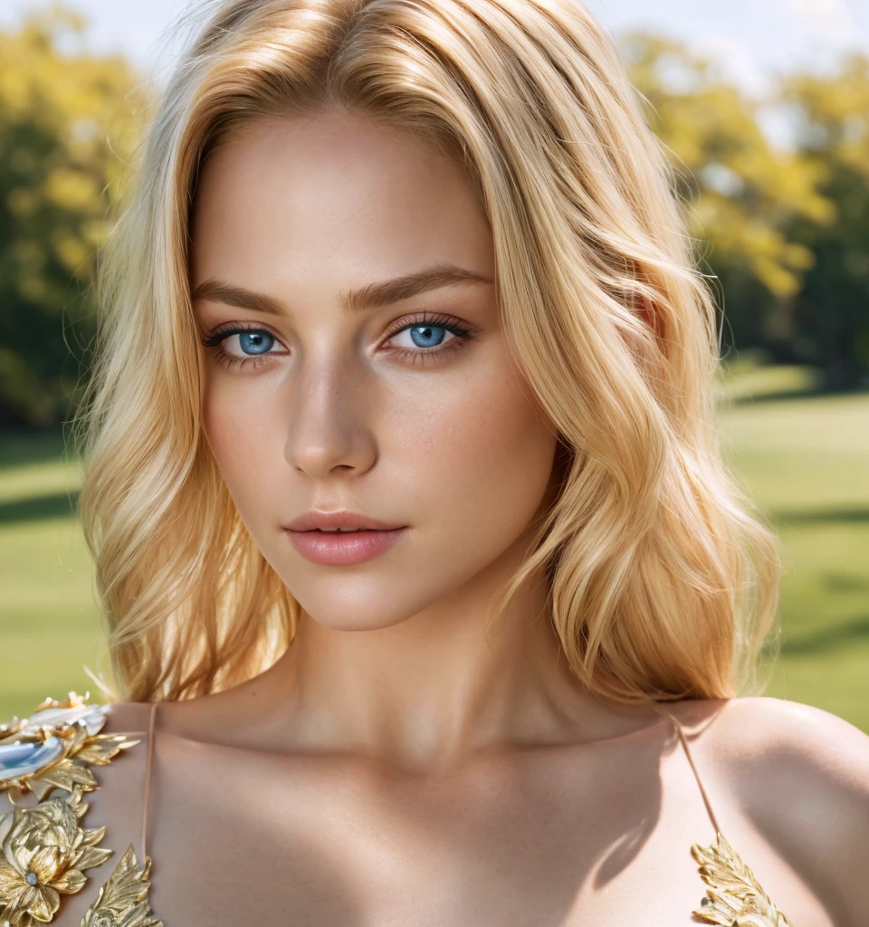 angel, armor gold (masterpiece, best quality, high resolution:1.4), 1girl, angel, skin pores texture, Hair blonde, HD , Photography, movie, cinematic, full Body, Realistic, (8k, RAW photo, best quality, masterpiece:1.2), (realistic, photo-realistic:1.33), best quality, detailed eyes blue, cute,natural lighting, depth of field, film grain, wrinkled skin, sharp, detailed and realistic portrait of a woman ,(freckles:0.5)