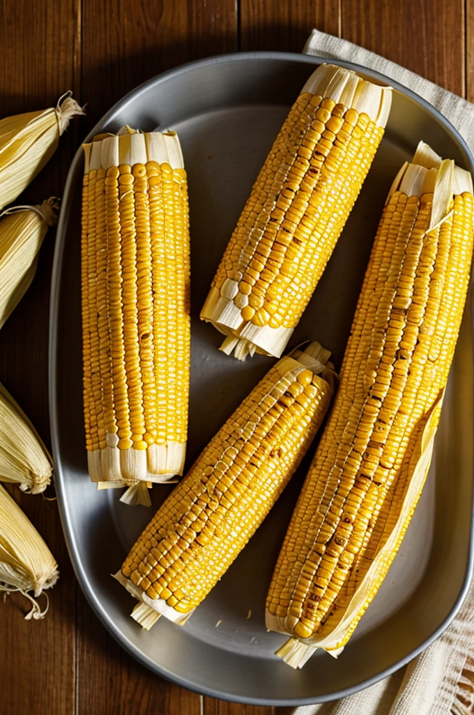 corn tamales, wrapped in corn husks.