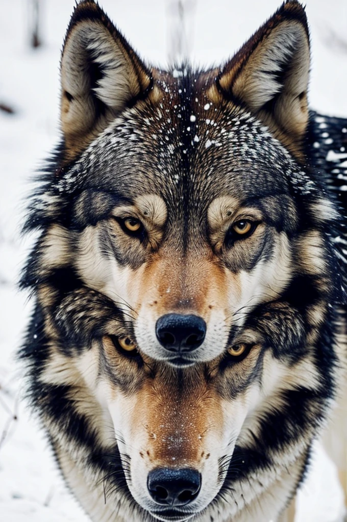 Give me a logo of a wolf