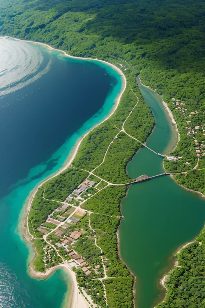 Take a photo of the Brazilian Amazon in the year 1500 with the population
