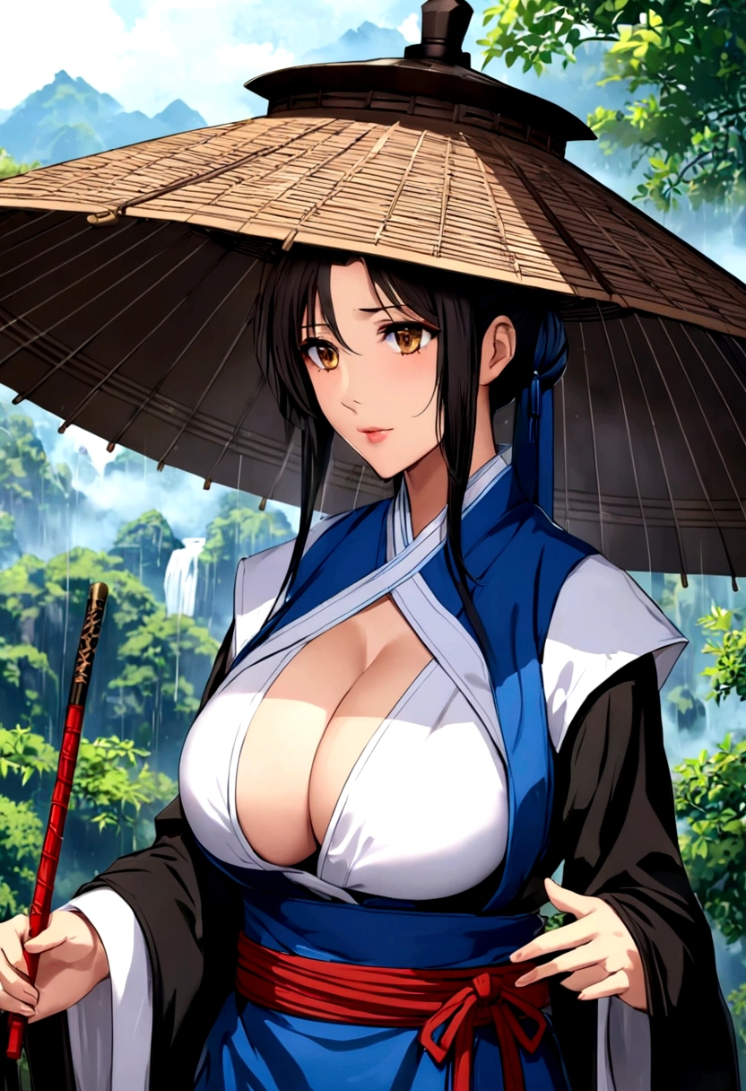 Saber big breasts doctor rain wuxia