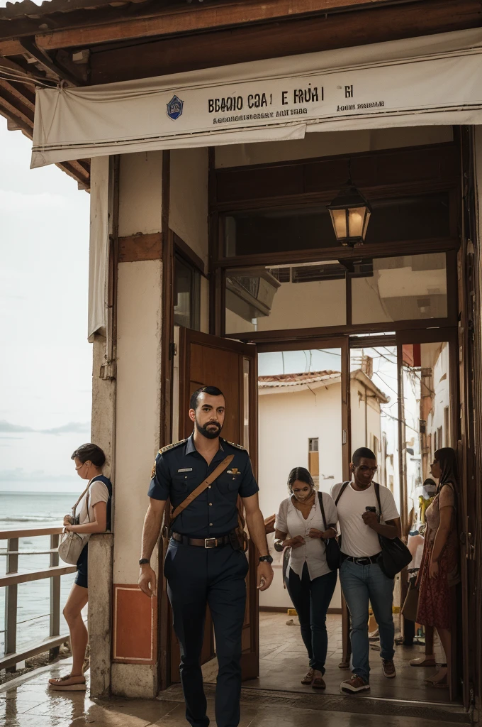 Photo of the exact moment Pedro Álvares Cabral arrived in Brazil