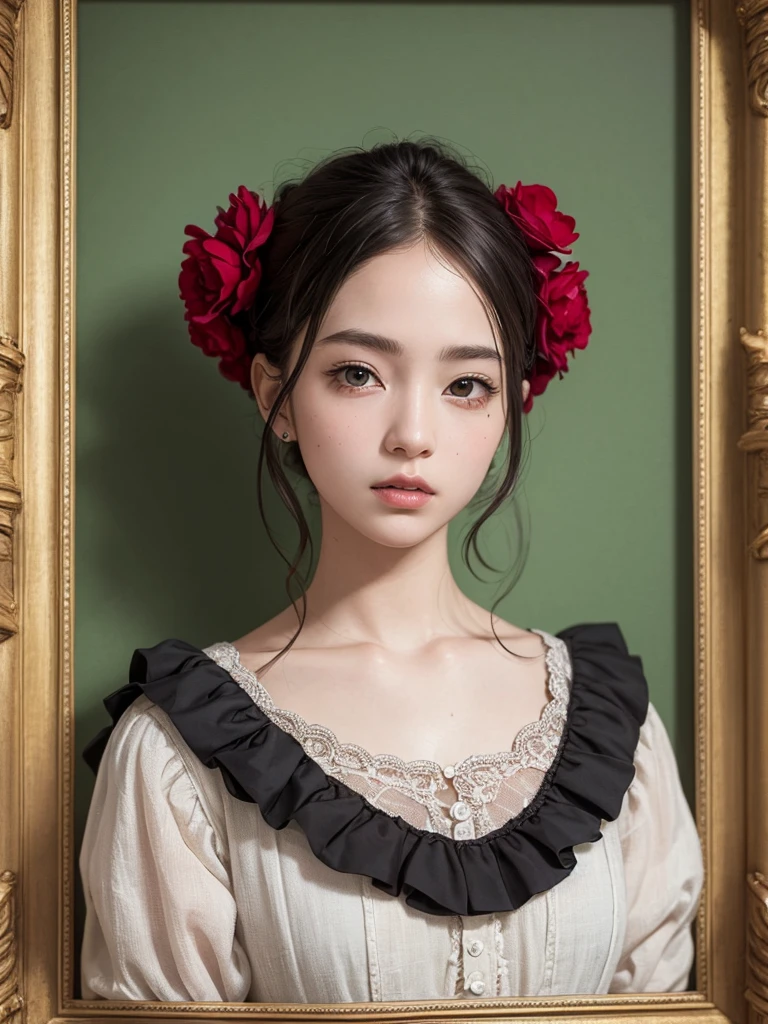(Highest quality), (masterpiece), highly detailed, I'm having raw sex with a young girl, Riho Yoshioka, who is lying on her back on the bed and wearing a see-through white swimsuit., body, whole body, Eyes that are evenly shaped, Big eyes, Droopy eyes, A dreamy look, Seductive pose, very very short hair, Almost flat breasts, she does shy smile, she is blushing, She has a full head of pubic hair, Beautiful Vagina, I am having sex with her, get creampied, She is gasping with her mouth open, A simple background with just a sheet,