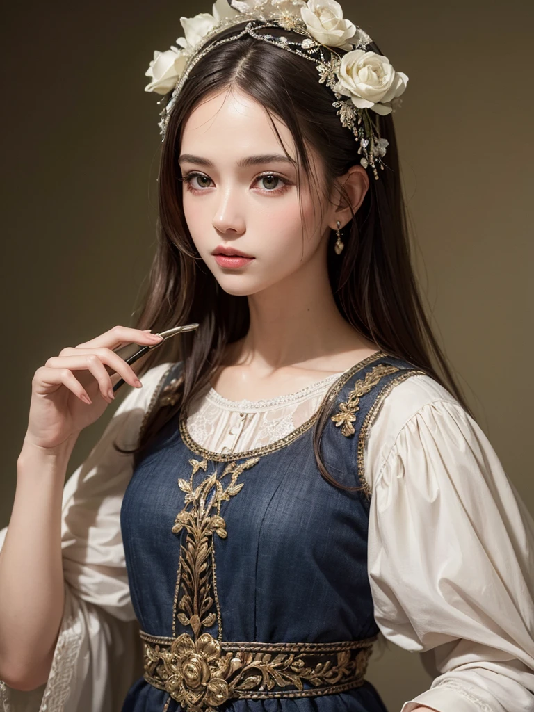 (Highest quality), (masterpiece), highly detailed, I'm having raw sex with a young girl, Riho Yoshioka, who is lying on her back on the bed and wearing a see-through white swimsuit., body, whole body, Eyes that are evenly shaped, Big eyes, Droopy eyes, A dreamy look, Seductive pose, very very short hair, Almost flat breasts, she does shy smile, she is blushing, She has a full head of pubic hair, Beautiful Vagina, I am having sex with her, get creampied, She is gasping with her mouth open, A simple background with just a sheet,