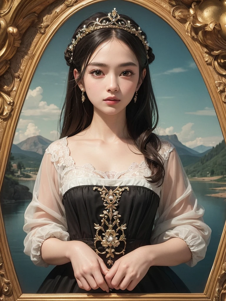 (Highest quality), (masterpiece), highly detailed, I&#39;m having raw sex with a young girl, Riho Yoshioka, who is lying on her back on the bed and wearing a see-through white swimsuit.,  body, whole body, Eyes that are evenly shaped, Big eyes, Droopy eyes, A dreamy look, Seductive pose, very very short hair, Almost flat breasts, she does shy smile, she is blushing, She has a full head of pubic hair, Beautiful Vagina, I am having sex with her, get creampied, She is gasping with her mouth open, A simple background with just a sheet,