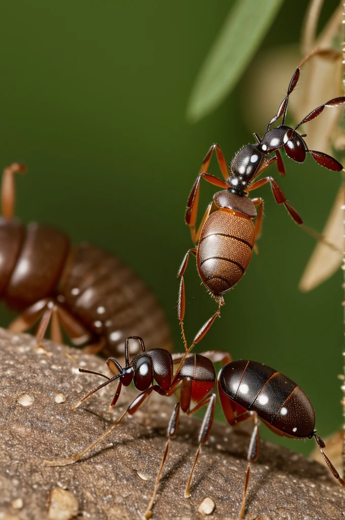 Flirty queen ant