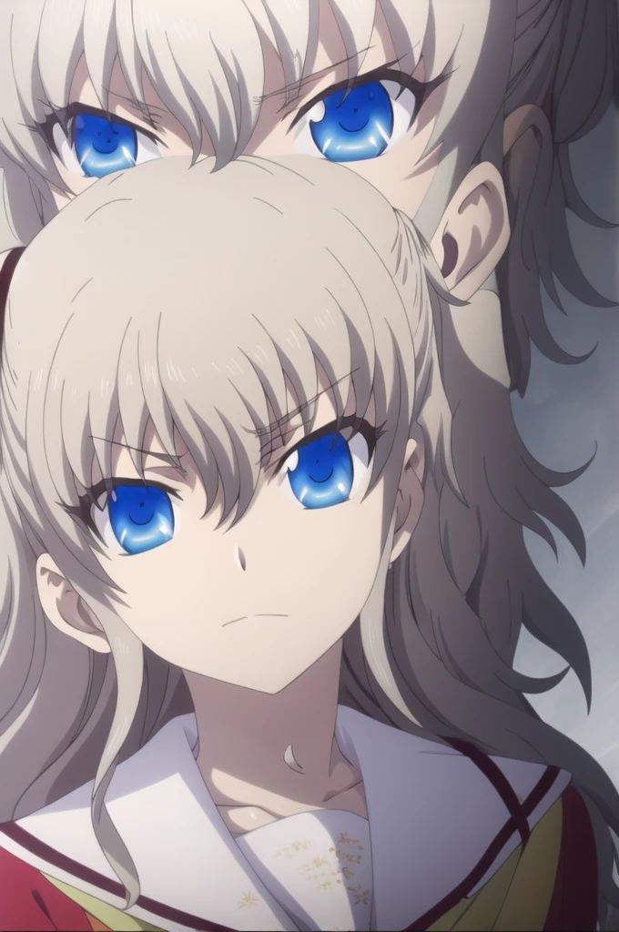 1girl, solo, best quality, masterpiece,   nao tomori, , serafuku, sailor collar, hair between eyes, anime style, anime color, 2D