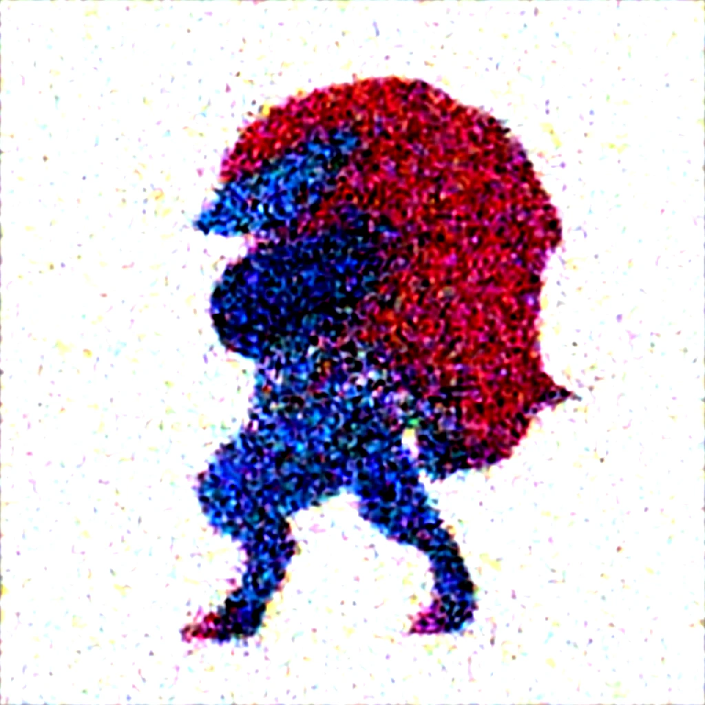 tall, (zoroark:1.3), closed mouth, canid, pokemon, (grey body:1.5), (grey fur:1.4), (extremely long hair), red hair, (black highlights), blue eyes, (white sclera), red eye markings, light grey pointed ears, red inner ear, best quality, masterpiece, 1boy, full body, solo, pencil sketch, sketchpad,