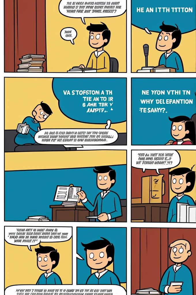 A comic that talks about the importance of will and deliberation