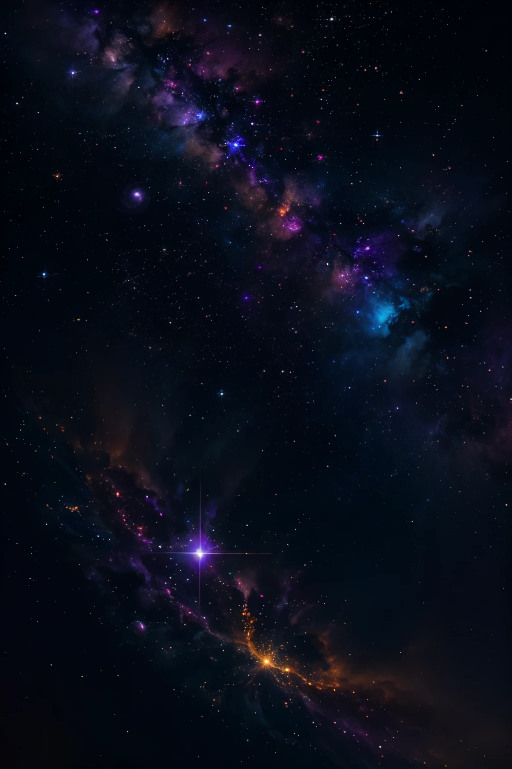 Masterpiece, Best Quality, (Perfect Geometric Shape:1.1), (High Detail:1.1), Pentagram, Symbol of Mystery and Allure, Floating in Aetherial Mist, Intricately Detailed, Gold and Crimson, Golden Edges Glinting, Amber Center Emitting Otherworldly Light, Shimmering Aura of Magical Energy, Suspended in the Dark Night Sky, surrounded by Meteor Shower, Twilight Colors of Purple and Indigo, Glowing Nebulae in the Background, Detailed Background of Starry Cosmos, Volumetric Lighting, 4K Rendering, Stockphoto, Ultra