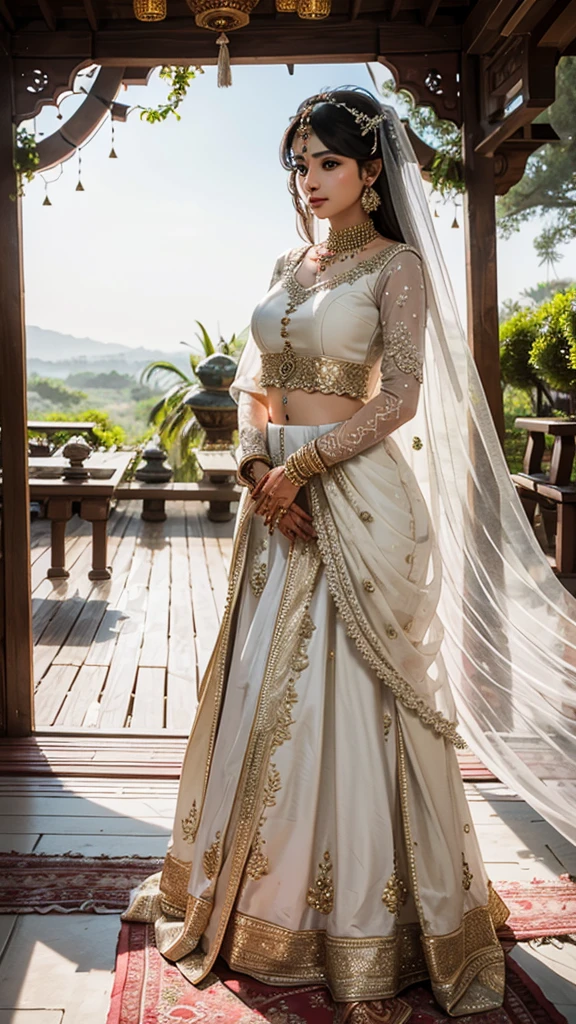 dulha and dulhan,full body image,realistic,
mandap background,8k resolution
