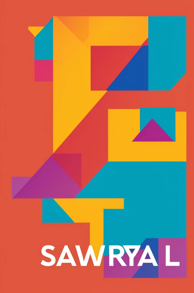 The logo consists of geometric style shapes. A logo for an online learning platform called “Samuel” has a solid background and bright colors with a simple minimalistic design. The text says “curiosity” with a singular spiral line art in the style of vector graphics and no realistic photo details, using colorful styles.
