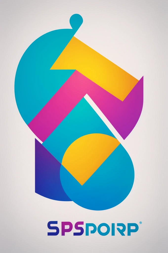 A logo for an online learning platform called “PP” has a solid background and bright colors with a simple minimalistic design. The text says “PP” with a singular monogram art in the style of vector graphics and no realistic photo details, using colorful styles.