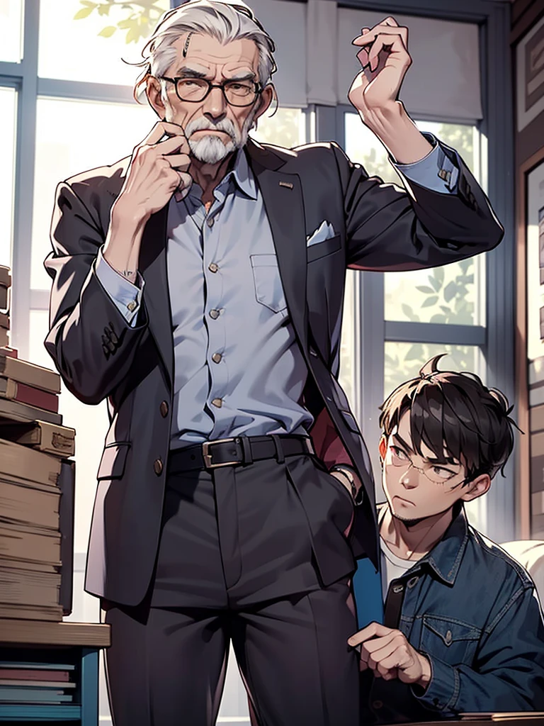 fuck with old man