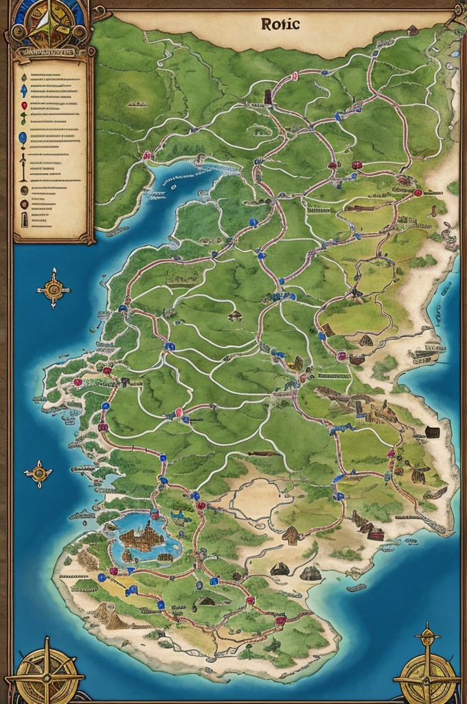 RPG game map