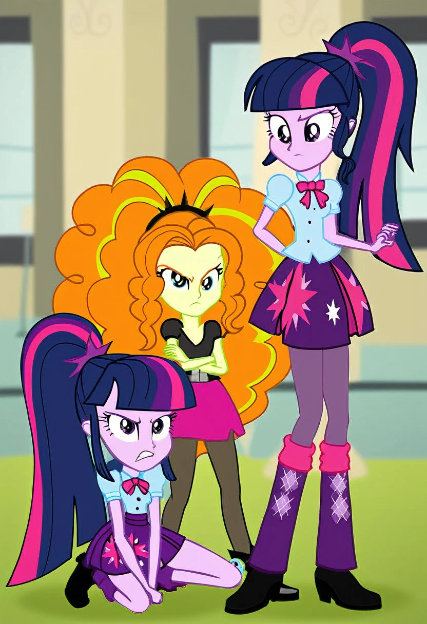 Eqg Twilight sparkle bodystocking  viprator adagio . Angry