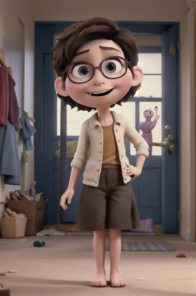 masterpiece, best quality, Riley from film inside out