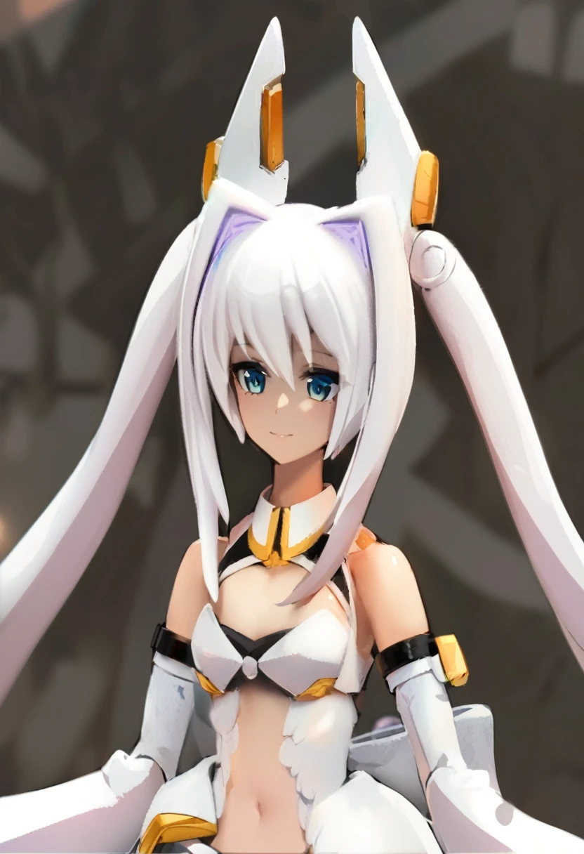 (((Masterpiece))), (((Beautiful Light))), Anime Girl, 1girl, Young, Short Height, Flat Chest, Solo, Wings, Long Hair, Dress, Blue Eyes, White Dress, Priestess Dress, Cape, White Hair, White Pantyhose, Feather Wings, Watching People, Very Long Hair, White Wings, Bangs, Gradient Hair