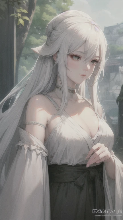 a close up of a woman with white hair and a white mask, beautiful character painting, guweiz, artwork in the style of guweiz, white haired deity, by Yang J, epic exquisite character art, stunning character art, by Fan Qi, by Wuzhun Shifan, guweiz on pixiv artstation