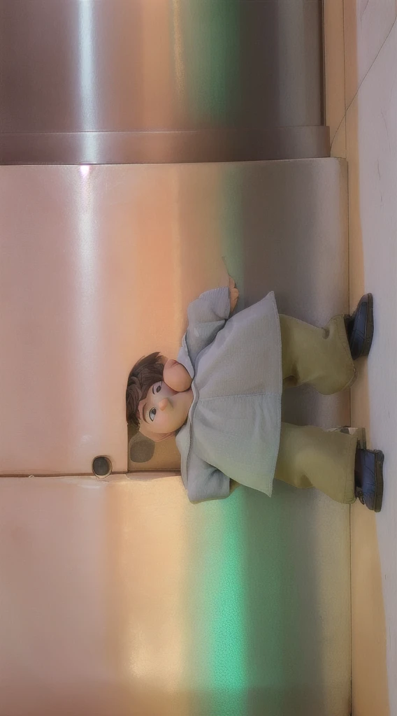 there is a boy with full body photo, full body shot photograph, in high quality