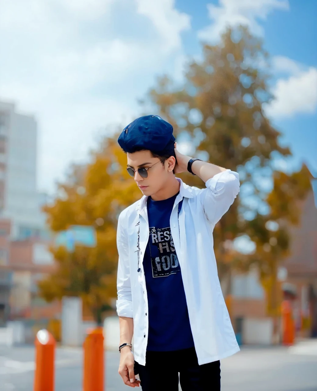 stylish boy model look