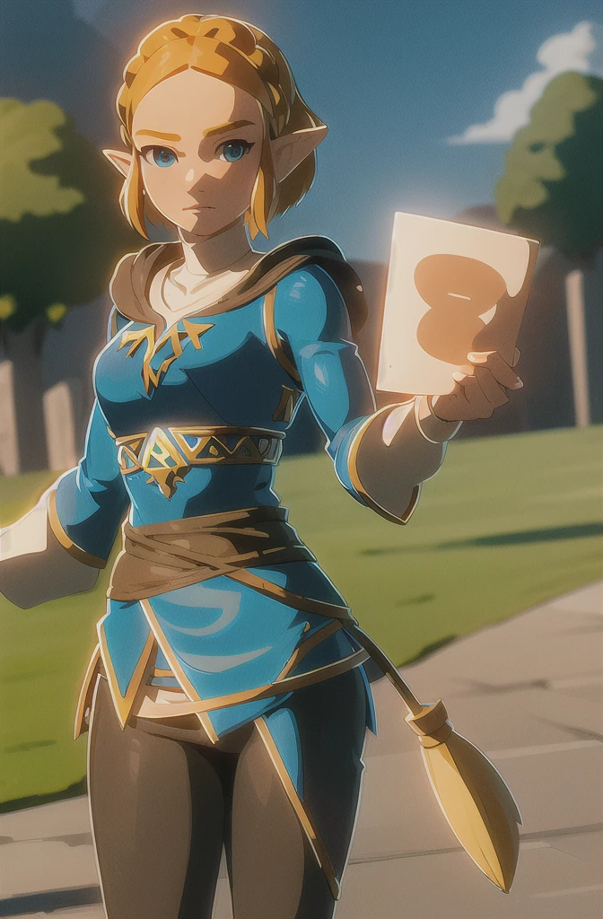 Masterpiece,Best Quality,zelda\(Princess\), 1 girl, Alone, old,short_Hair, micro bikini  nude