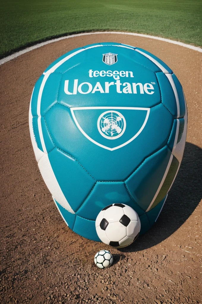 Un logo pour mon compte Instagram de soccer: un ballon de soccer écrit « foot hive » à l’intérieur