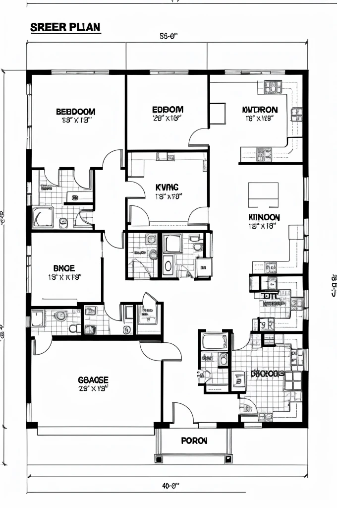 Drawing store plan